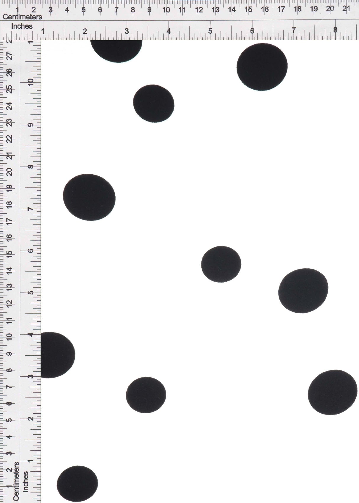 Rayon Challis Polka Dot Print