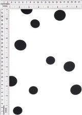 Rayon Challis Polka Dot Print