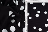 Rayon Challis Polka Dot Print