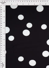 Rayon Challis Polka Dot Print