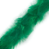 Green Hen Feather Trimming - 1"