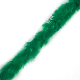 Green Hen Feather Trimming - 1"
