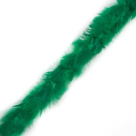 Green Hen Feather Trimming - 1"