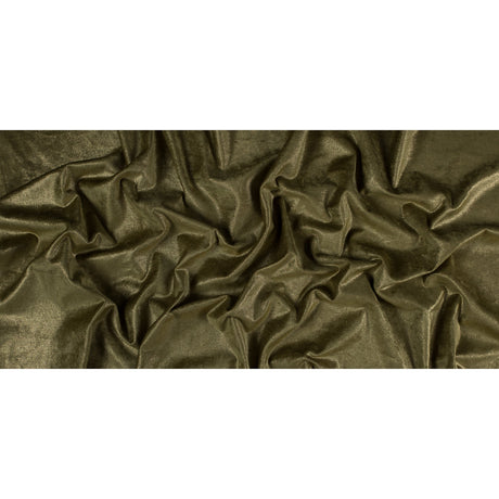 Short Pile Glade Metallic Polyester Blended Velvet