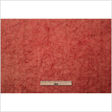 Short Pile Fire Engine Metallic Polyester Blended Velvet