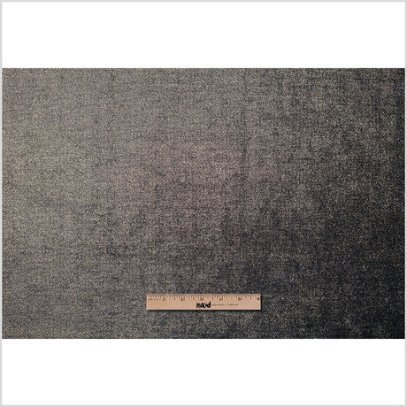 Short Pile Indigo Metallic Polyester Blended Velvet