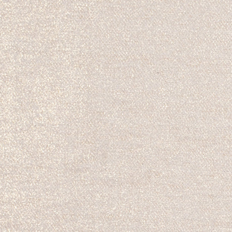 Short Pile Ivory Metallic Polyester Blended Velvet