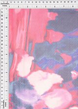 Tie-Dye Mesh Digital Print Fuchsia