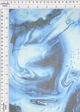 1 Yard Digital Abstract Mesh Fabric, 54? Wide Polyester Spandex Blend