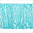 European Chainette Fringe Trim - 16" - Turquoise - Lindsay Collection