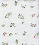 Rib Knit Ditsy Floral Print