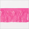 European Chainette Fringe Trim - 4" - Magenta - Lindsay Collection