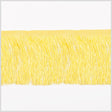 European Chainette Fringe Trim - 4" - Yellow - Lindsay Collection