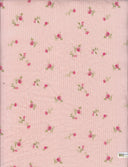 1 Yard 4x2 Yummy Rib Knit Fabric, Small Ditsy Floral Print Stretchy & Soft 58/60" Wide