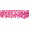 1.5" European Pink Crochet Trim