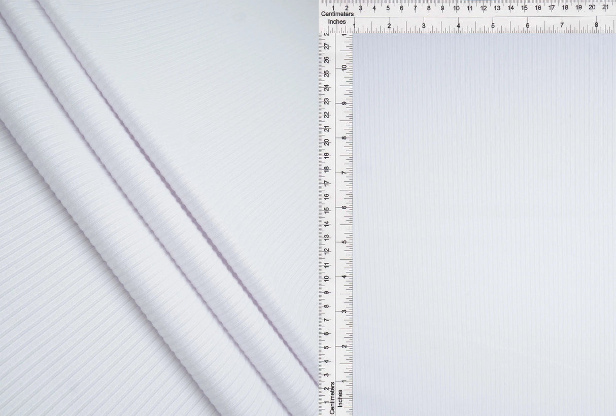 1 Yard 4x2 Yummy Rib Knit Fabric 170 GSM, 58/60? Wide Polyester Spandex Blend