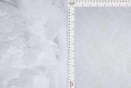 Floral Lace Nylon Spandex Fabric