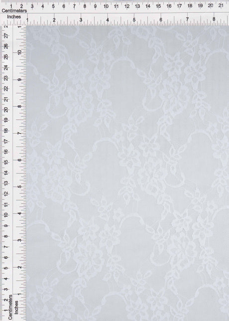 Floral Lace Nylon Spandex Fabric
