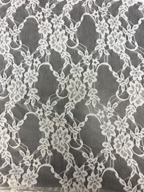 Floral Lace Nylon Spandex Fabric