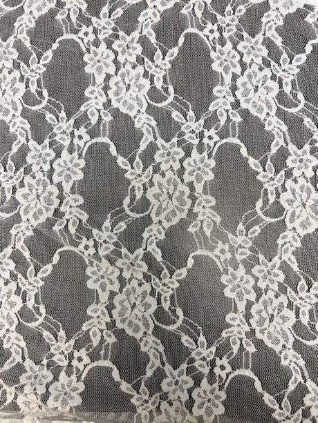 Floral Lace Nylon Spandex Fabric