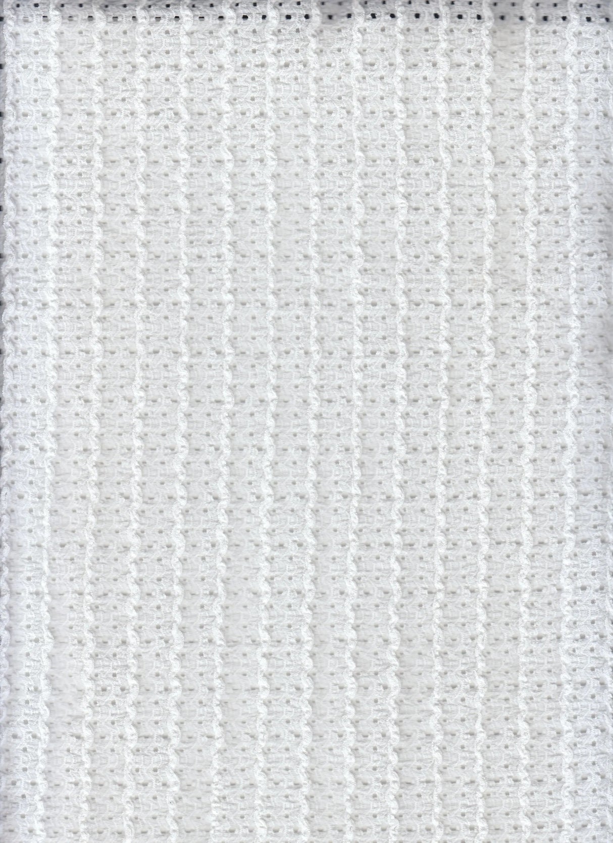 1 Yard Wave Knit Jacquard Solid Lace Fabric 185 GSM Polyester Spandex 58" Width