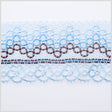 3" European Blue Crochet Trim