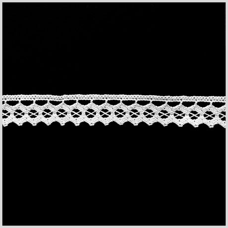 0.75" European White Crochet Trim