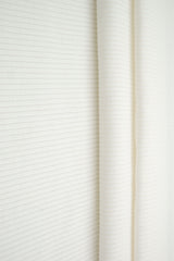 Heavy Rib Knit Black Ivory