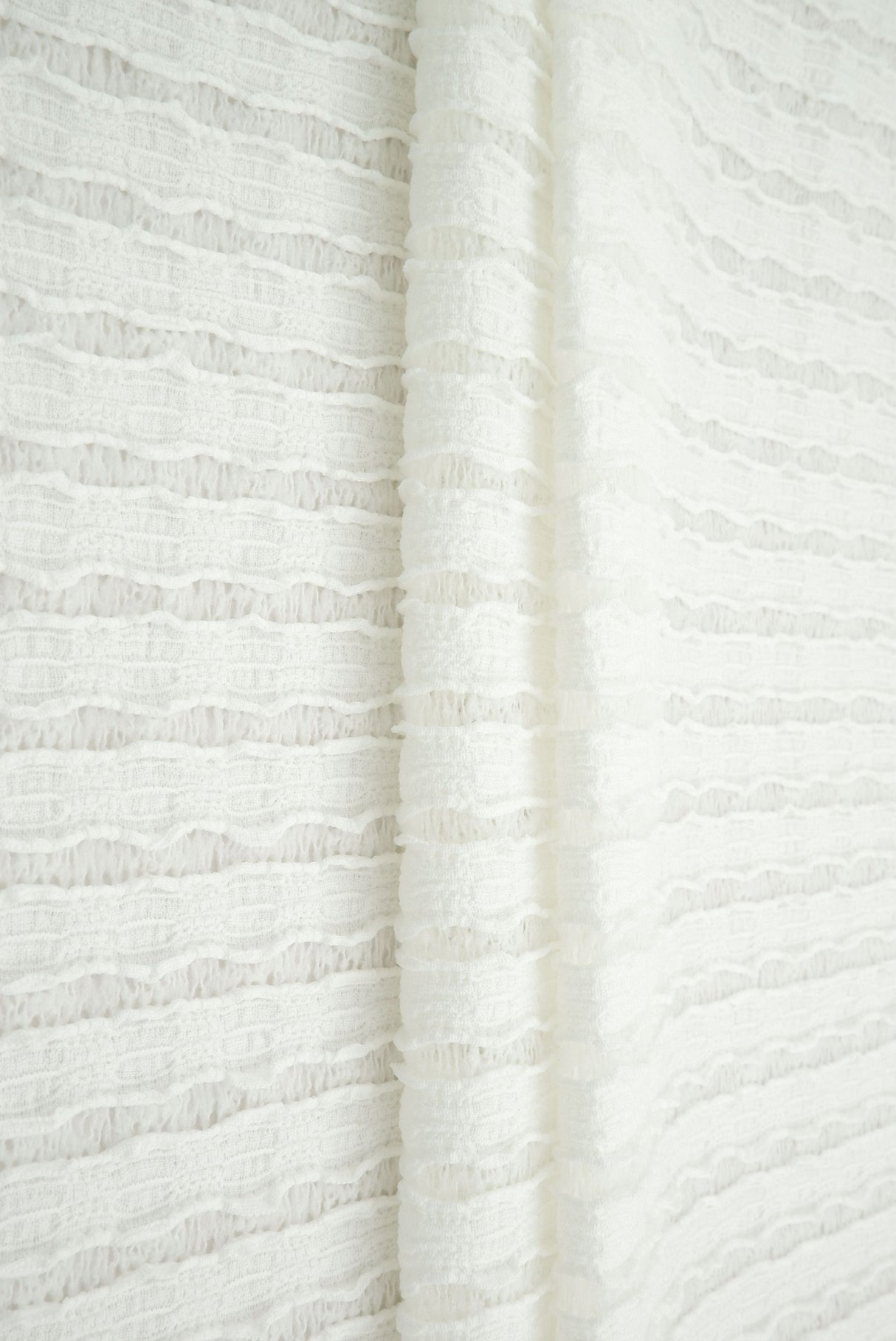 Stripe Lace Stretch Fabric