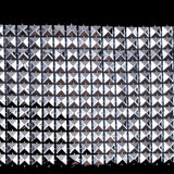 Silver Pyramid Studs Trimming - 4"