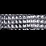 Silver Pyramid Studs Trimming - 4"
