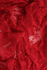 Floral Lace Nylon Spandex Fabric