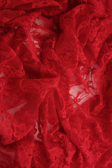Floral Lace Nylon Spandex Fabric
