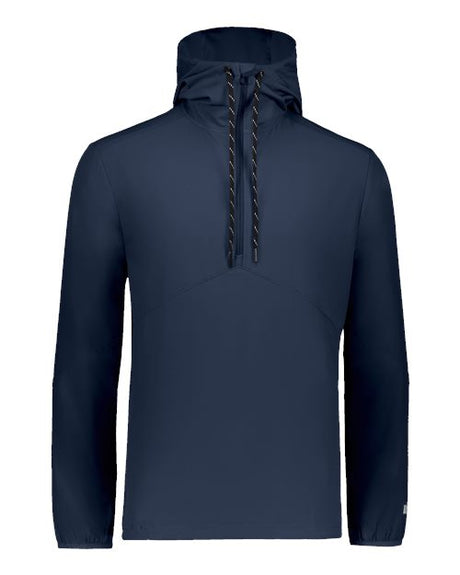 Russell Athletic Unisex Legend Hooded Quarter-Zip Pullover