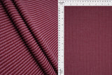 Jacquard Double Knit Rib Stretch Fabric