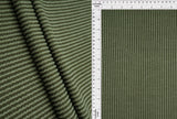 Knit Jacquard Rib Fabric 1 Yard Soft Stretch Textured Knit 52" Wide