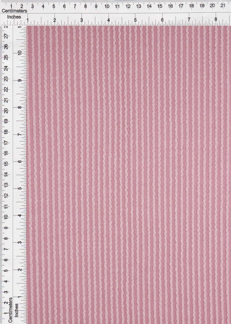 1 Yard 52" Knit Jacquard Rib Fabric 80% Polyester 15% Rayon 5% Spandex 230 GSM