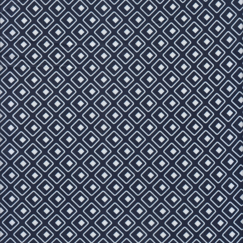 Brushed DTY Floral Knit Navy