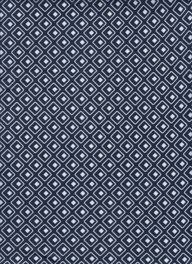 Brushed DTY Floral Knit Navy