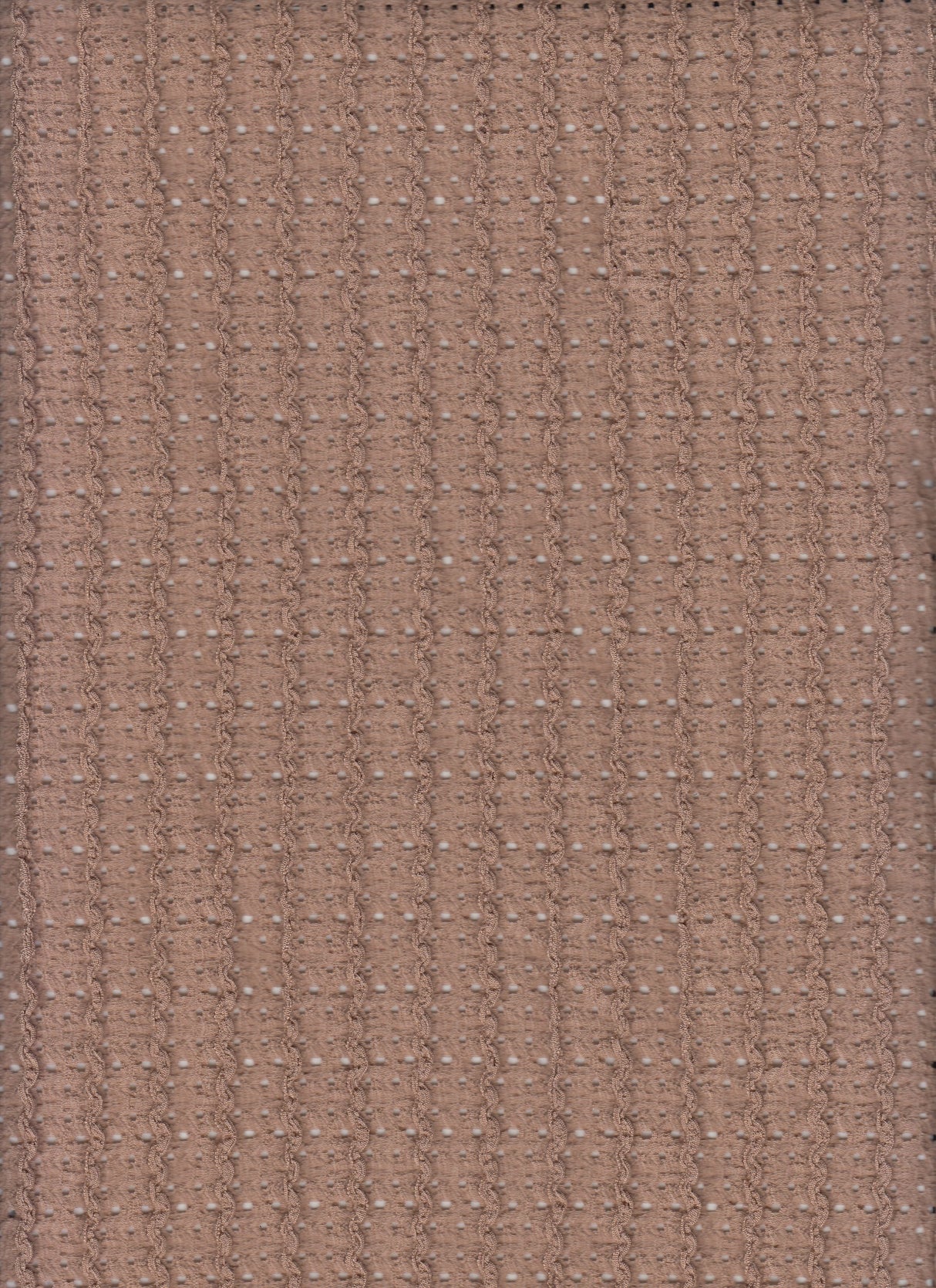 Wave Knit Jacquard Solid Fabric