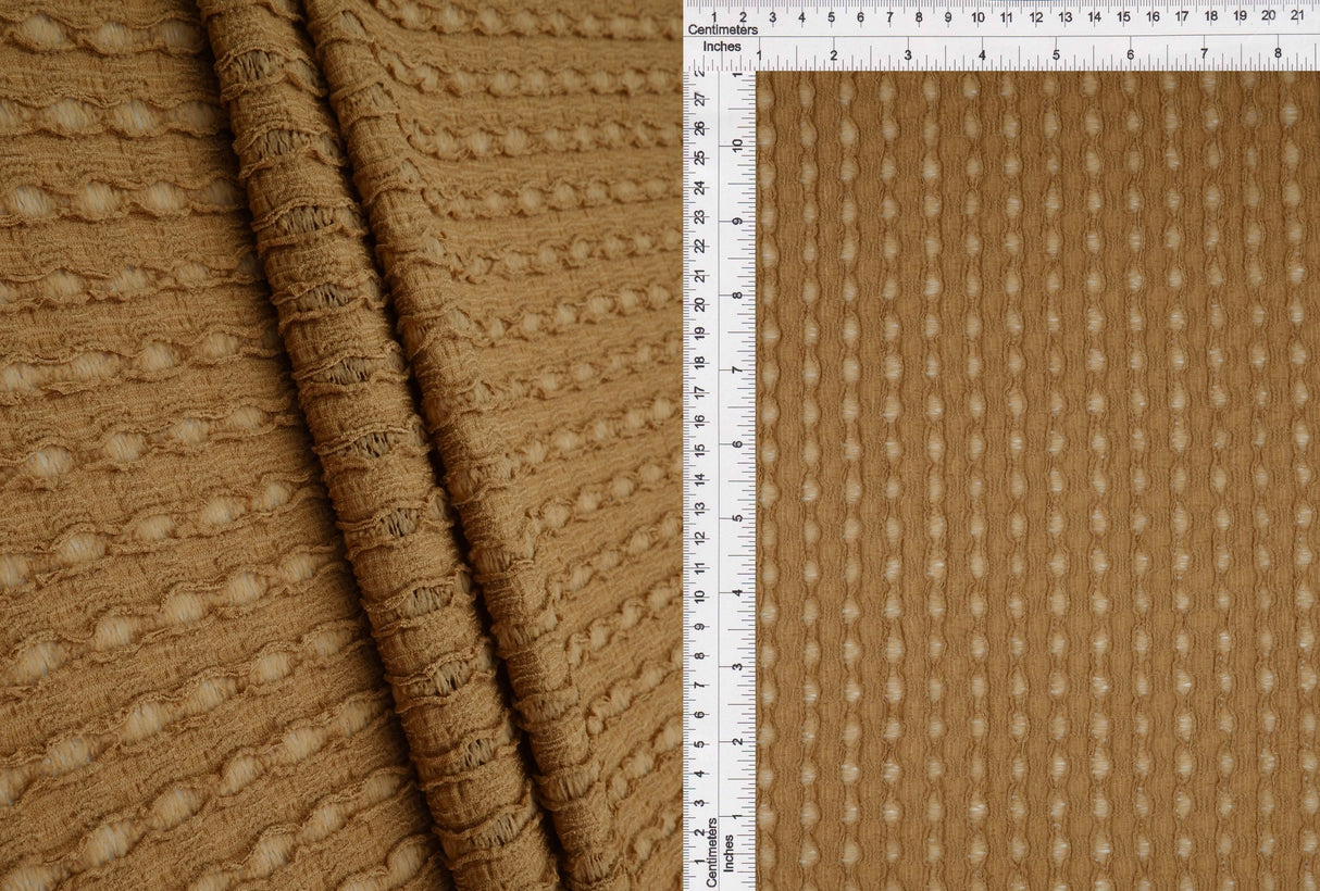 Stripe Lace Stretch Fabric