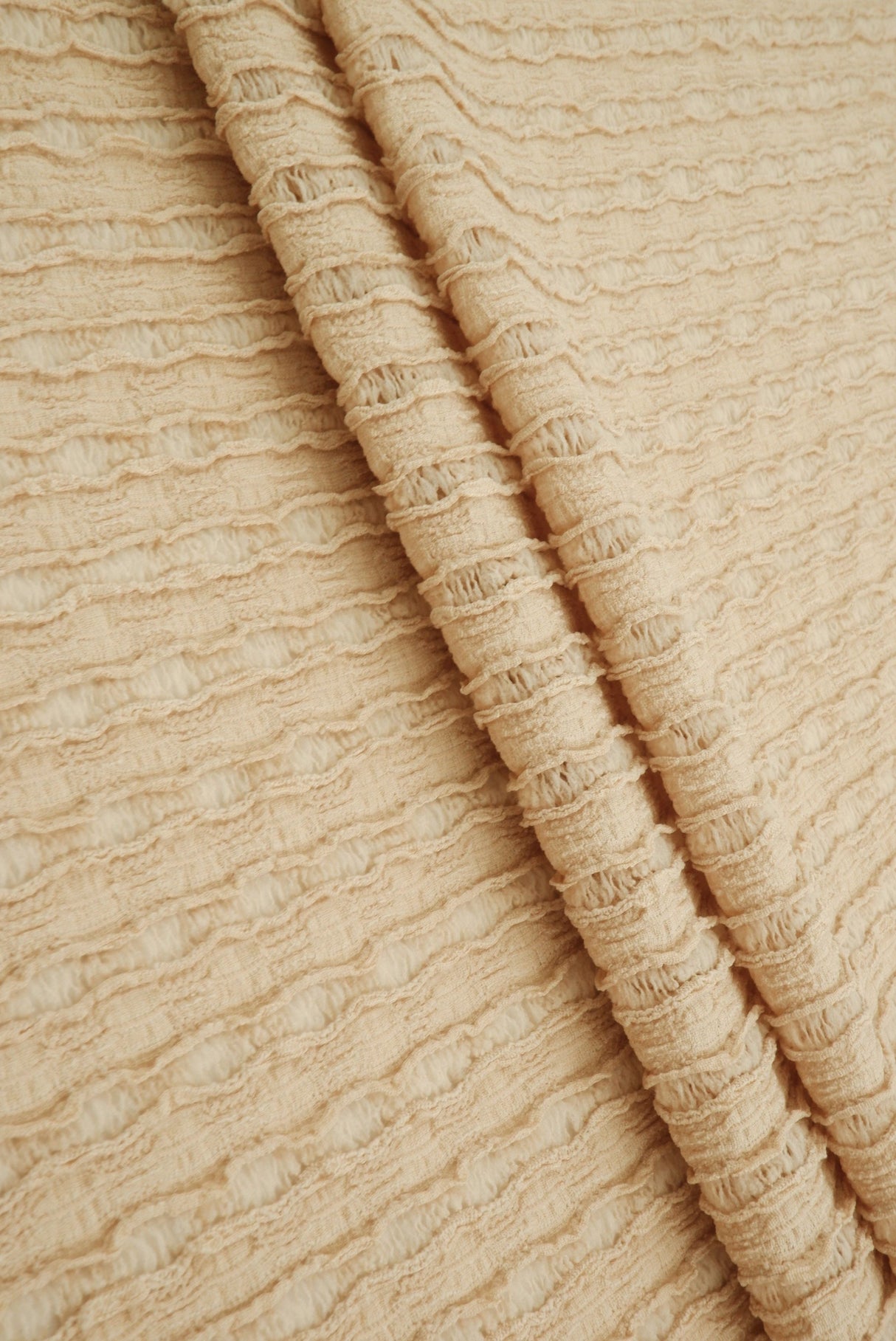 Stripe Lace Stretch Fabric