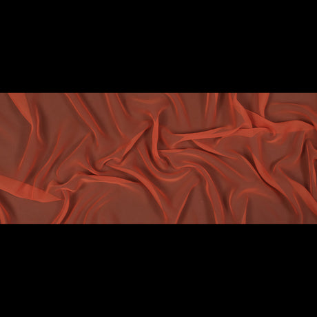 Polyester Chiffon - Tiger Lily - Regina Collection