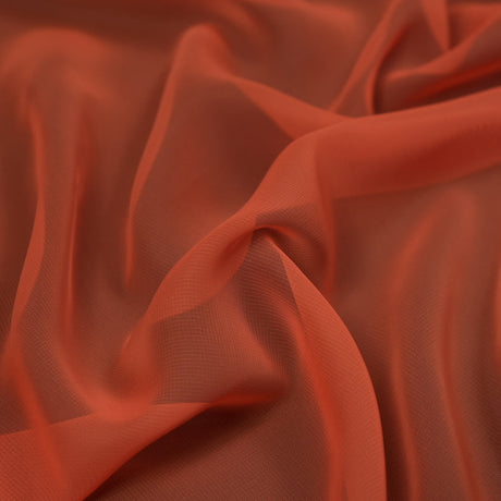 Polyester Chiffon - Tiger Lily - Regina Collection