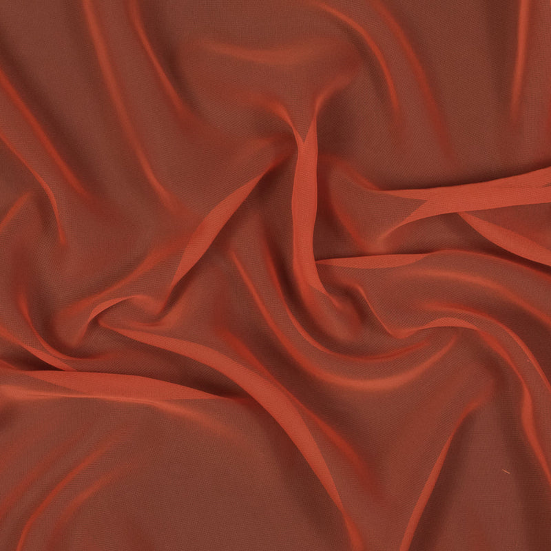 Polyester Chiffon - Tiger Lily - Regina Collection
