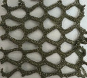 1 Yard Lurex Fishnet Mesh Fabric, 58/60″  Wide Polyester Spandex Blend