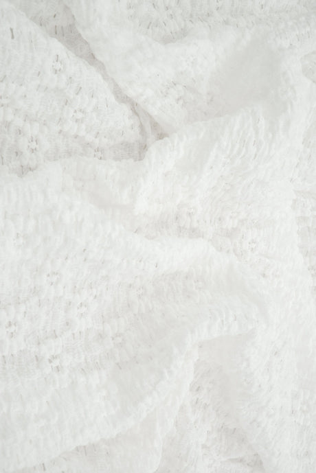 Ditsy Floral Lace Nylon Cotton Spandex