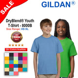 Gildan® DryBlend Crewneck Short Sleeve Youth T-Shirt