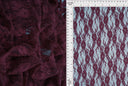 Tela de encaje elástica de 1 yarda, material ligero, flexible y transparente, 58/60 pulgadas de ancho