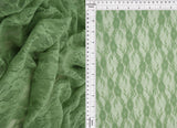 Stretch Lace Fabric 1 Yard Lightweight Flexible Sheer Material 58/60" Wide